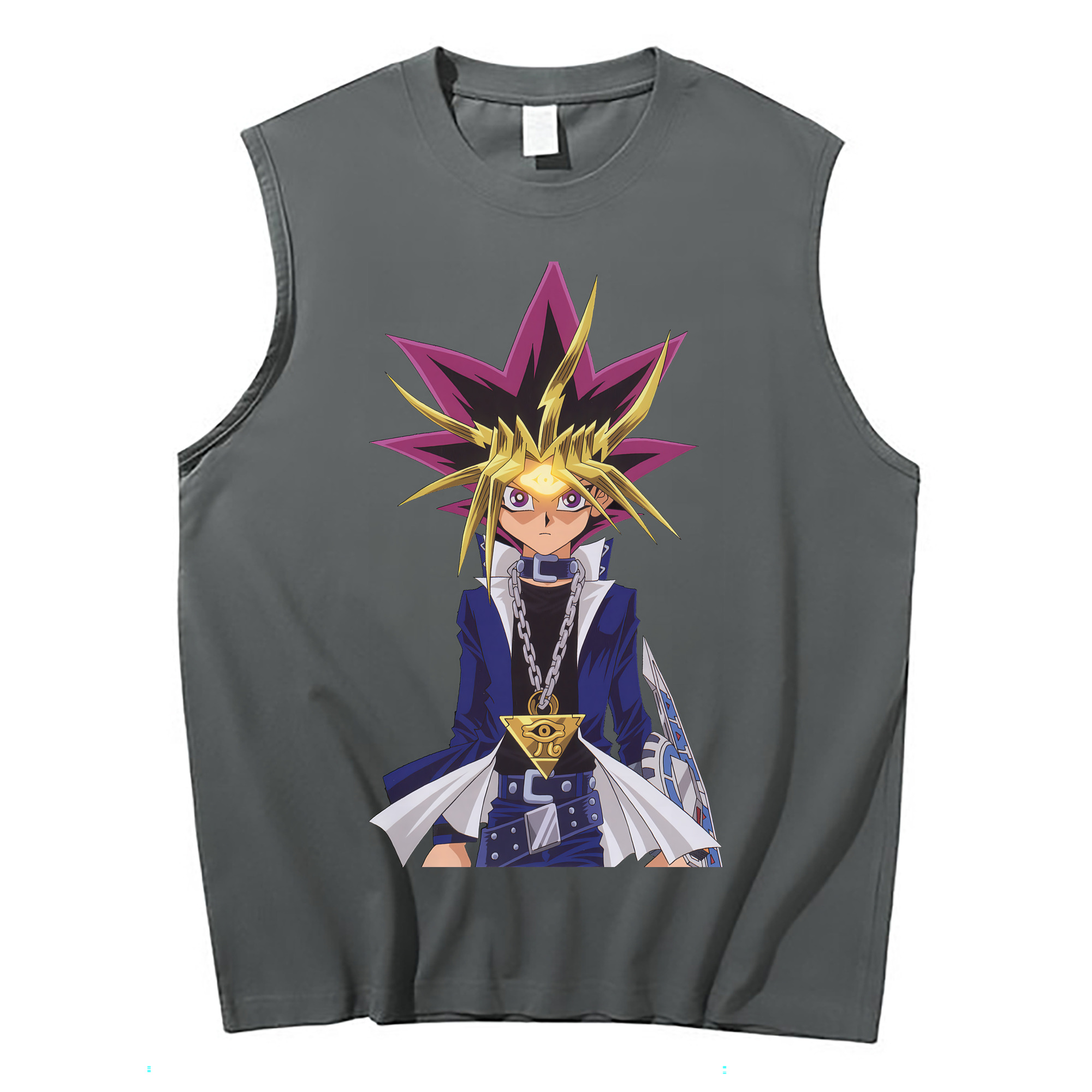 （画像用） 遊☆戯☆王 Yu-Gi-Oh! コットン100％タンクトップ（フロントプリント）